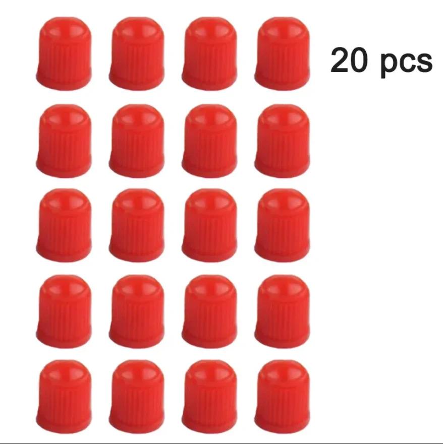 

20Pcs Universal Car Tyre Valve Cover Motorcycle Tubeless Tyre Valve Dust Cover Protective Cover Bike Car Accessories