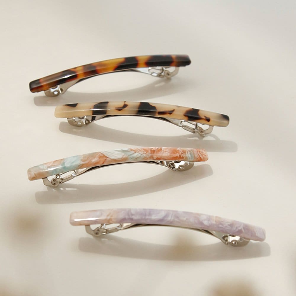 Jlauren Slim Straight Line Cellulose Automatic Hairpin H0801