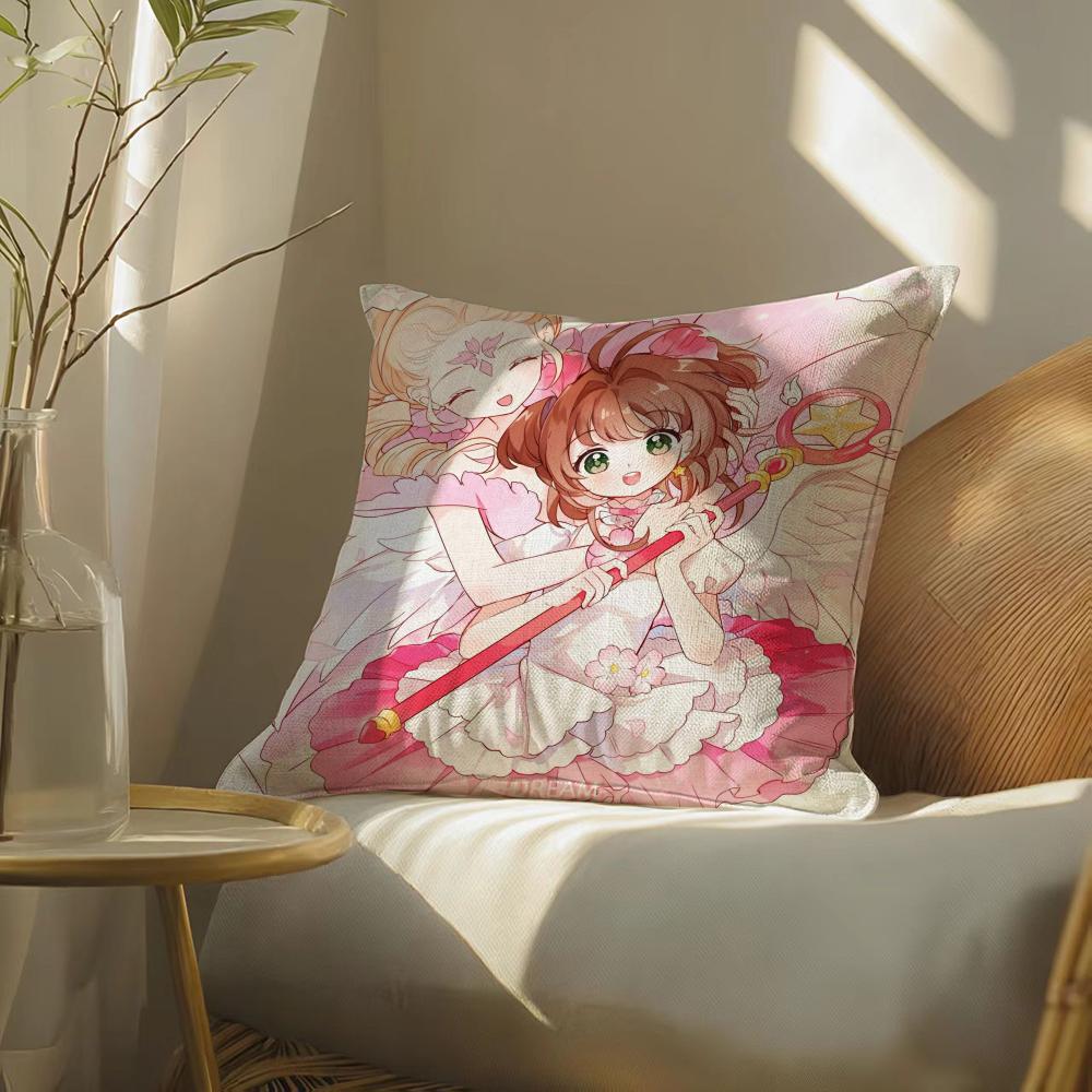 Cardcaptor Pillow Case Pillowcase, Double-Sided Printed, Sofa Cushion, Bedroom Headboard