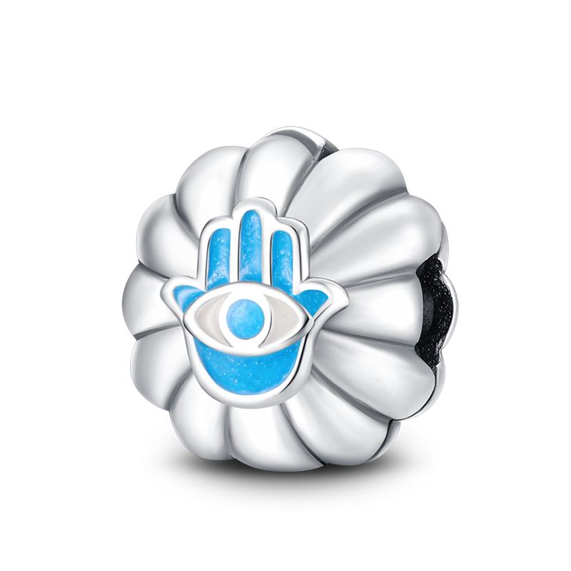 Newcopper Sparkling Zircon Devil'S Eye Horus' Eye Best Wishes Lucky Charms Beads Fit Pan Original Bracelets Diy Jewelry