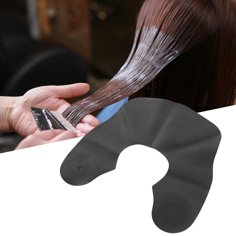 Silicone Barber Salon Shawl Collar Hair Dye Cape Haircut Hair Cutting Coloring Accessory