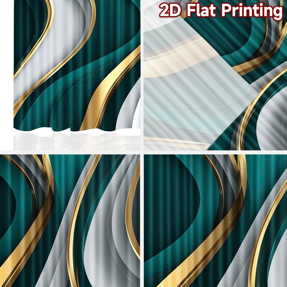 1pc 2D flat Photography Backdrop Popular Party Backdrop Gold Wave 100% Polyester Festive Backdrops for Holiday portraits and