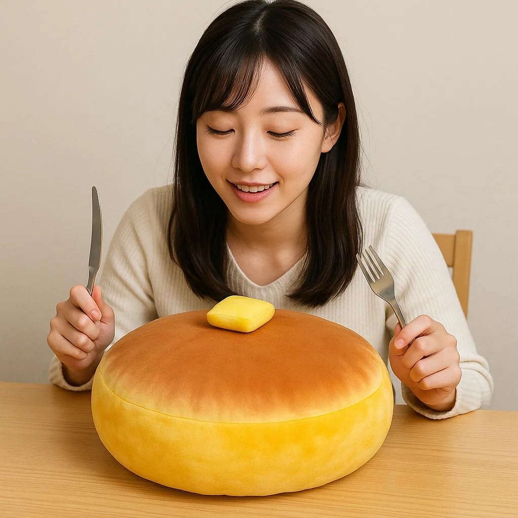 Thick Pancake Plush Toy XL Premium BIG