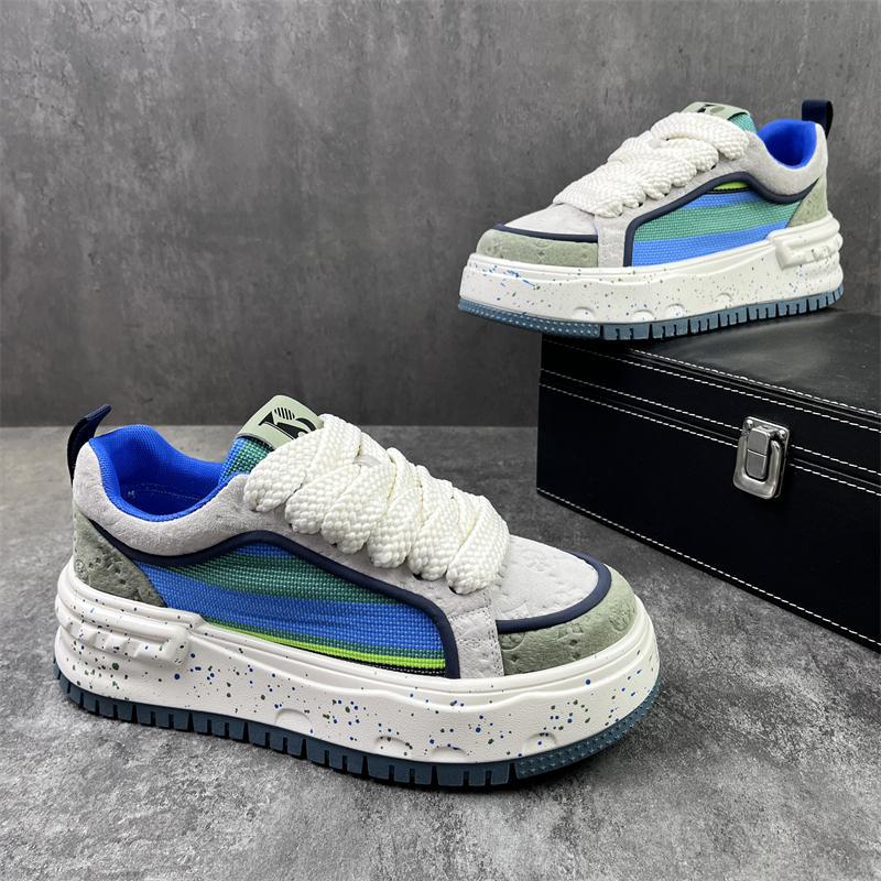 

Men s shoes summer casual versatile comfortable soft baseplate shoes personalized men s simple ins shoes 44 синий