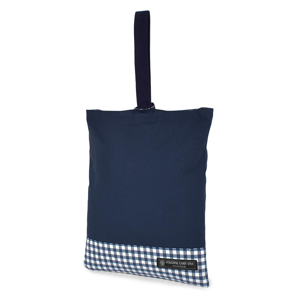 COLORFUL CANDY STYLE Lesson Case Set Lesson Bag Shoe Case Preparation for Kindergarten Entrance Preparation Cool Boys Navy Blue X Large Blue NK400500