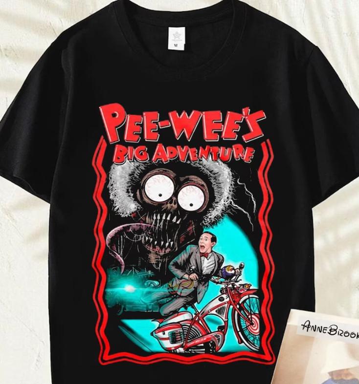 Pee Wee Herman Big Adventures T-Shirt, Paul Reubens Shirt, Unisex S-5Xl Unisex T-Shirt S