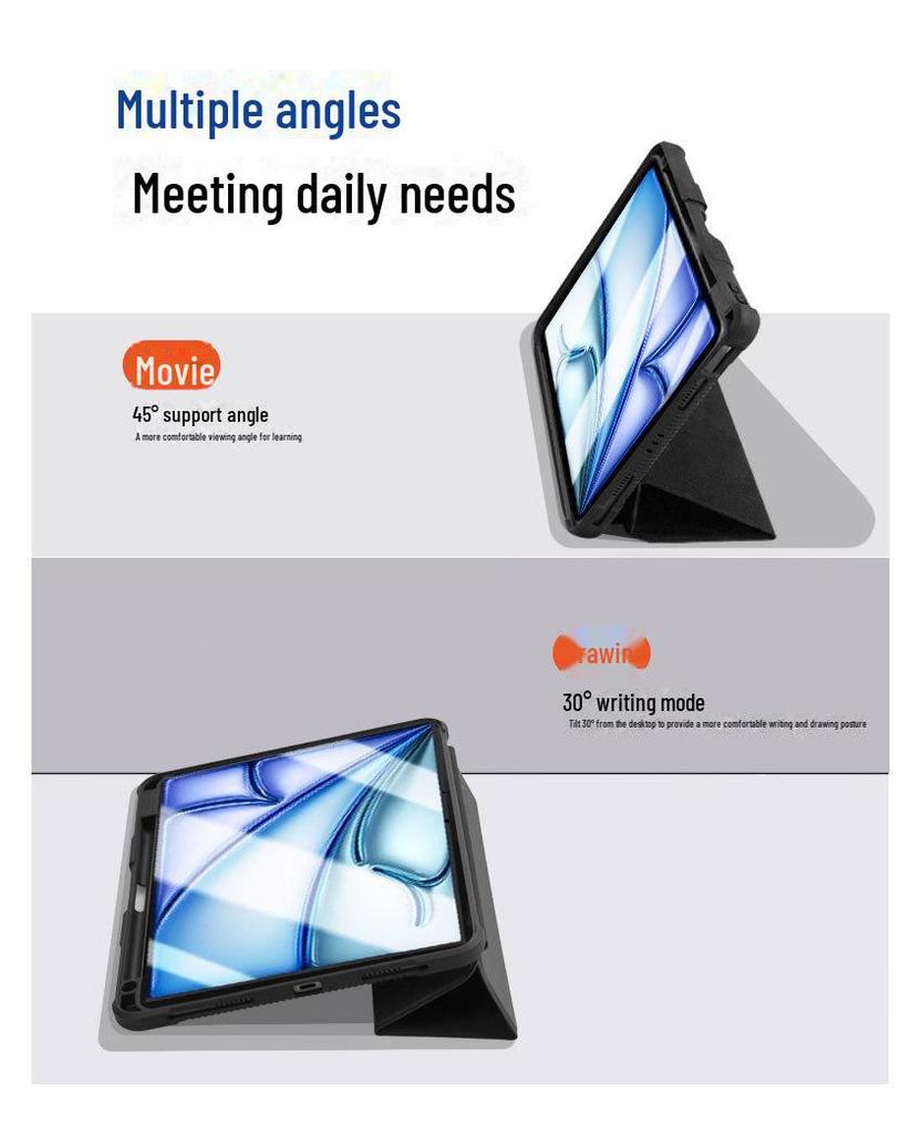 iPad Air 10.9 Tablet Cover with Pen Slot - Protective Leather Case