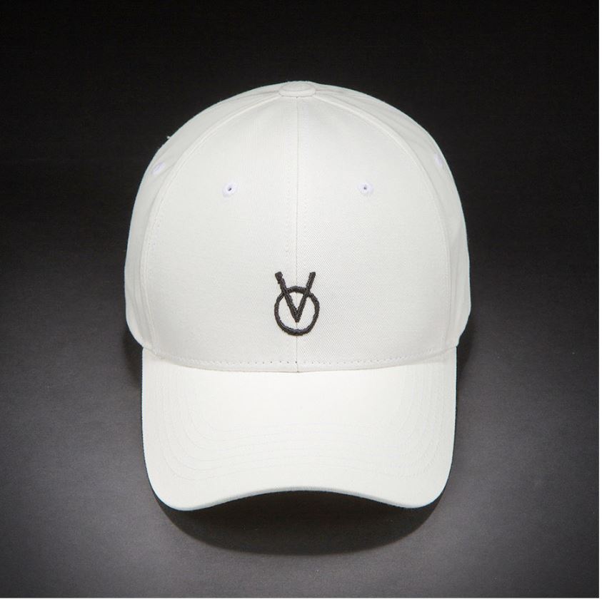 Binseumokeu Ov Small Logo White Ball Cap Hard Fit