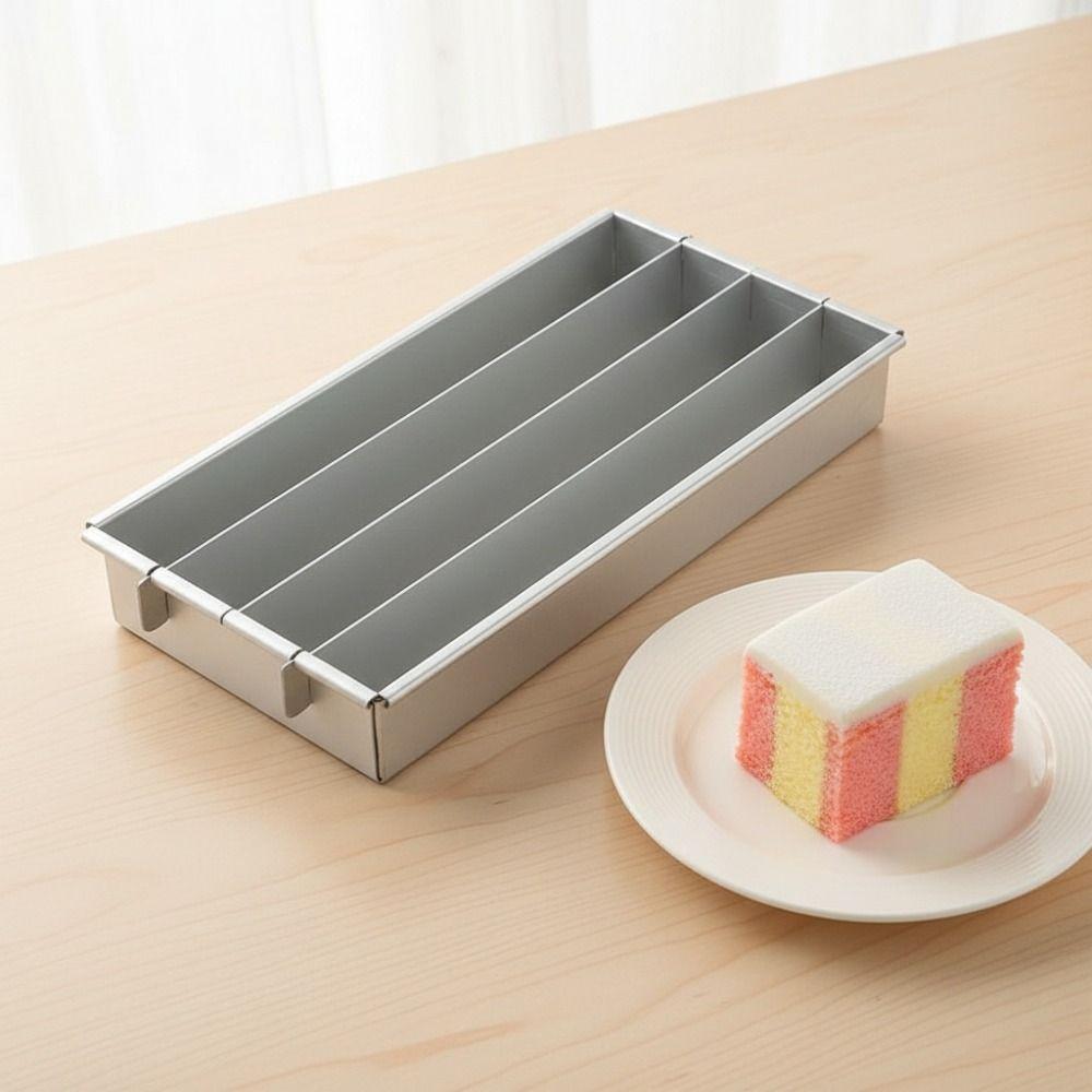 Non-Stick Tiramisu Pan with Adjustable Divider Baking Cake Mould Cake Baking Tray  Bread
