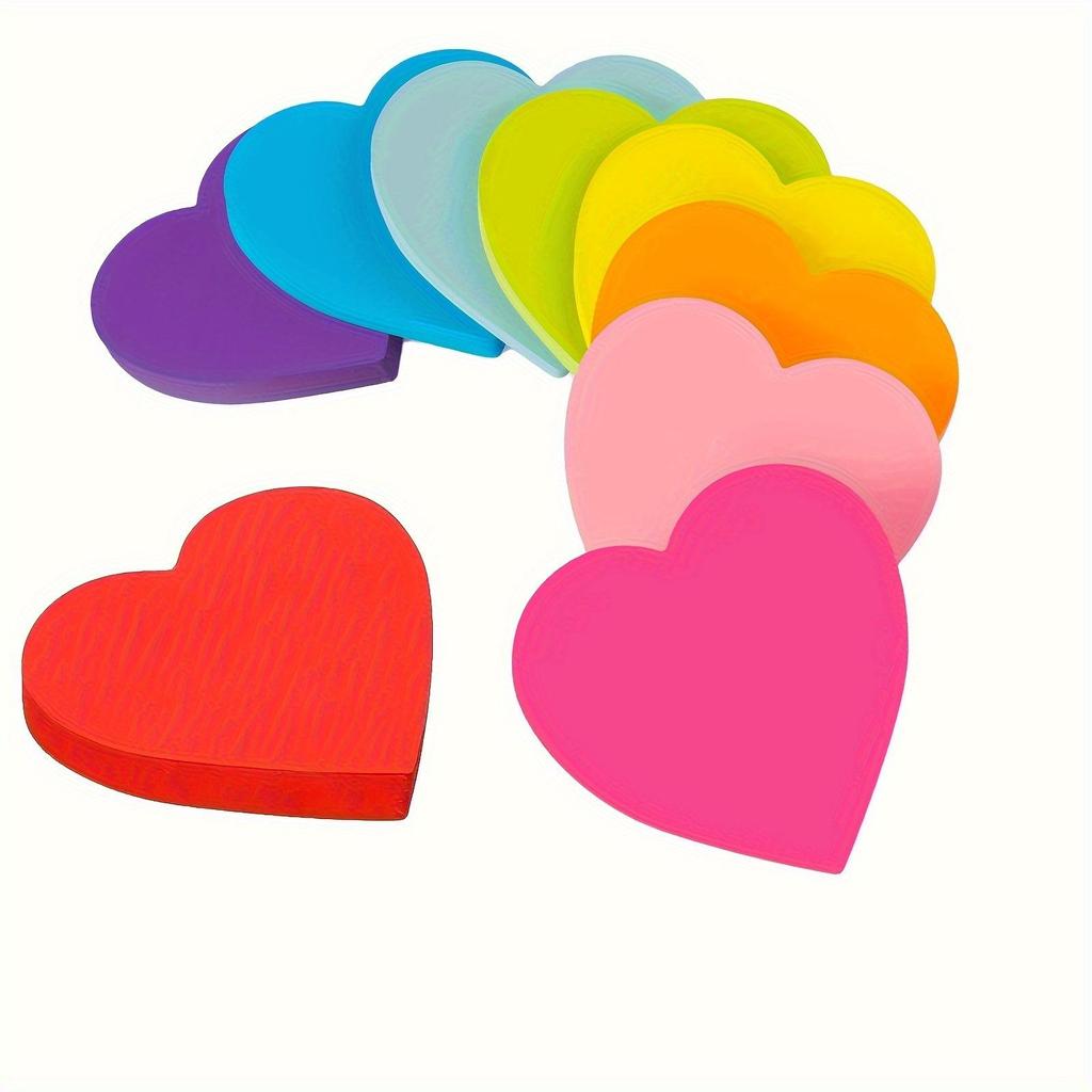 Vibrant Sticky Notes with Strong Adhesive - Tearable, Reusable, Fluorescent Memo Pad for Students and Offices