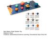 1 Set Kinder Sonnensystem Spielzeug mit 8 3D Sonnen Planeten 9 Karten Modell Universum Astronomische Wissenschaft Lernen STEM Pädagogisch