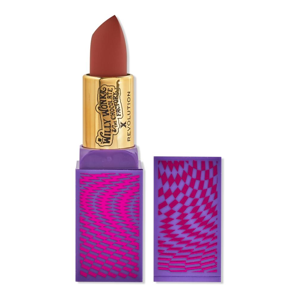 

Makeup Revolution Willy Wonka the Chocolate Factory x Revolution Chocolate Lipstick