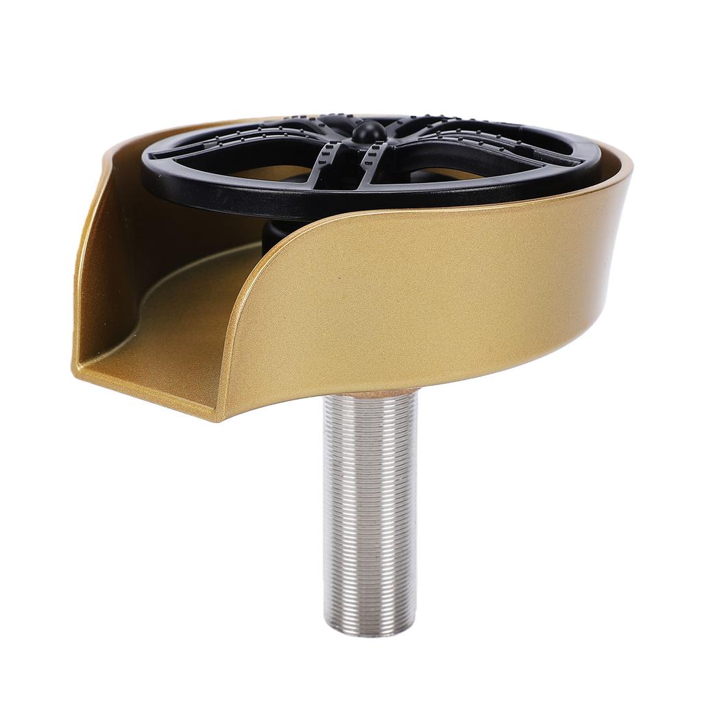 Glass Rinser for Kitchen Sink High Pressure 360 Degree Rotating Spout Glass Cup Cleaner with Pull Out Spray Gun G1 2
