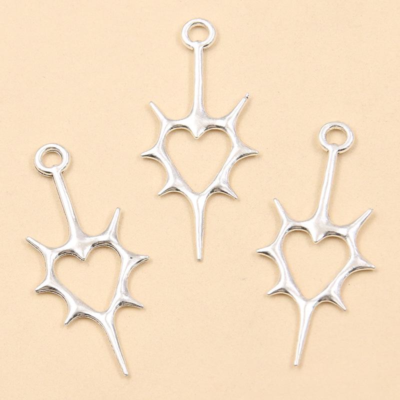 DIY Alloy Heart Brooch: Cute, Personalized Handmade Jewelry Charm