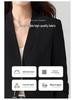 Women's High-End White Petite Long Sleeve Short Jacket for Spring/Autumn