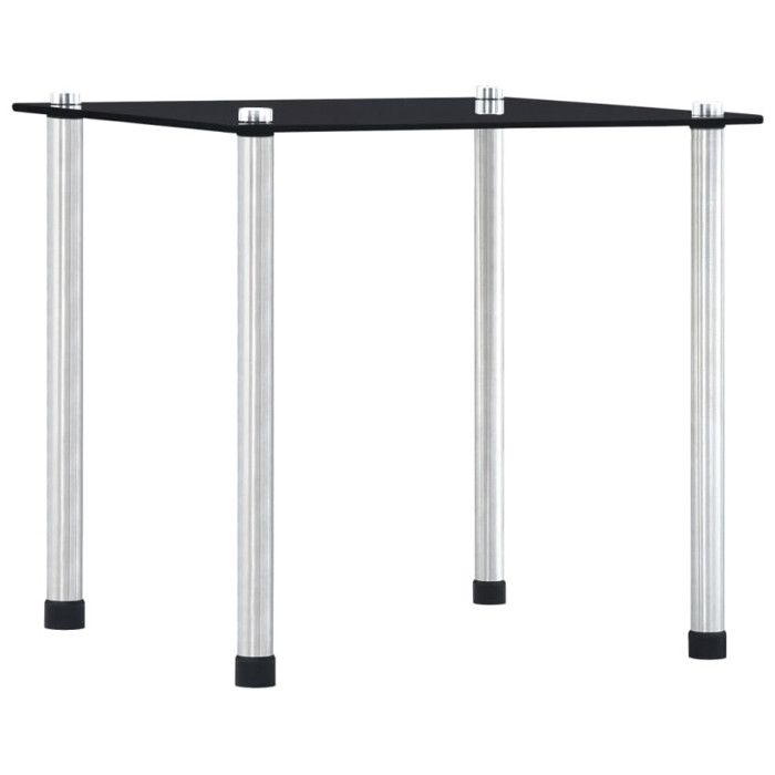 Tables gigognes - VIDAXL - Noir - Verre trempé - 3 pièces - Design contemporain