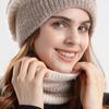 Warm Hat Neck Gaiter Combo Plush Furry Liner Stylish Windproof Thick Insulate Headwear for Men Women Trapper Hat