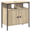 Bathroom Furniture Set with Shelf 3 Pcs Sonoma Oak Engineered Wood