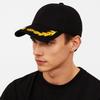 Brim Design Baseball Caps Wheat Ear Embroidery Sunscreen Hat Casual Hats  Outdoor Activities