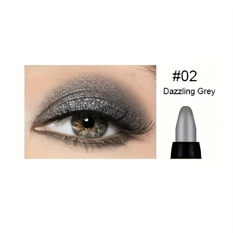 Vibrant Multicolor Eyeshadow Stick Long-Lasting Shimmery and Glittery Eye Makeup Easy-to-Apply Smudge-Proof and Waterproof Eye Shadow Pencil