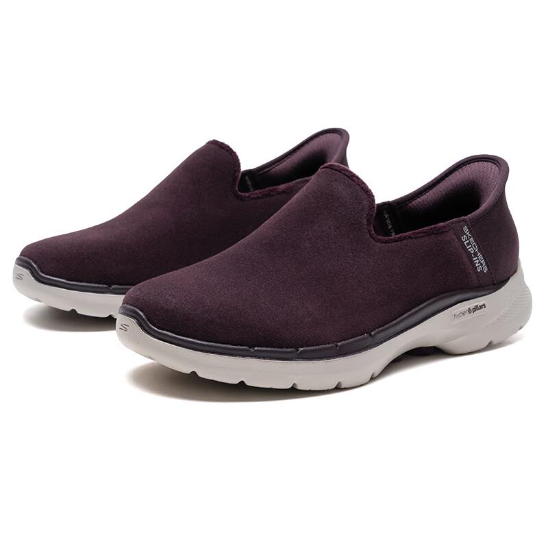 Skechers Women s Fleece-Lined Slip-On Walking Shoes 7