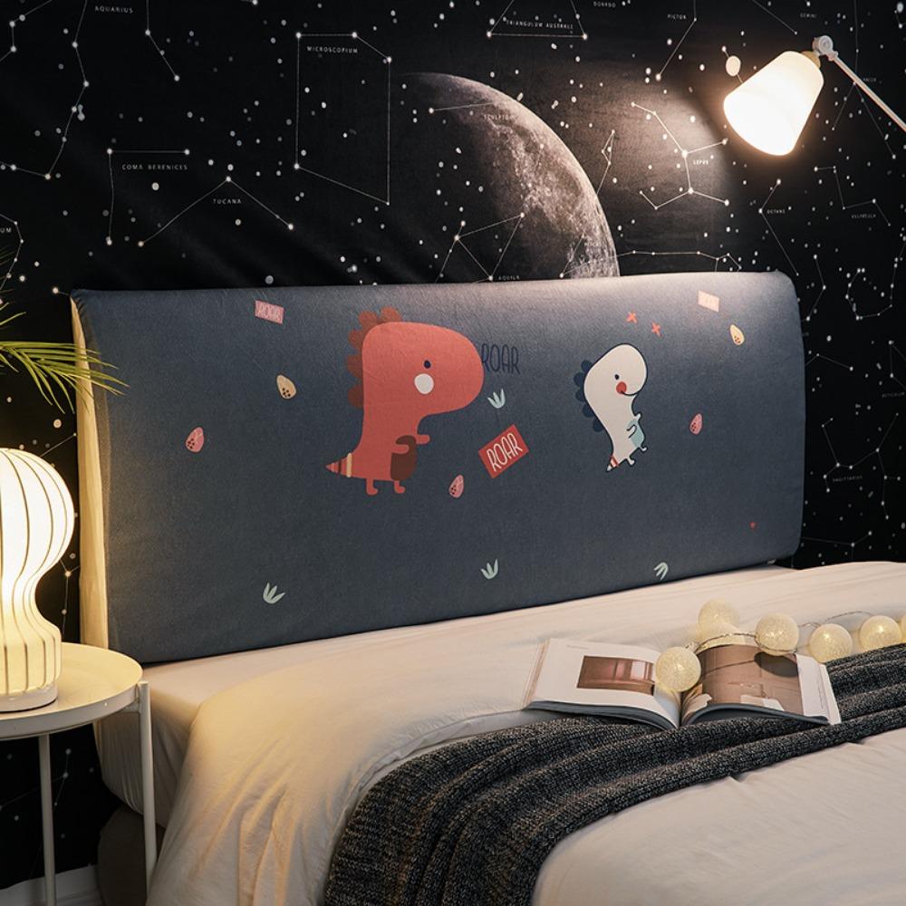 Nordic Nantong Bedside Cover Bedroom Bedside Backrest Cover Elastic Dustproof Soft Bag Fabric Protective Cover