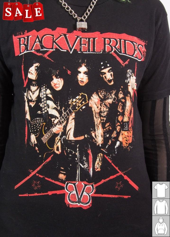 New Rare Black Veil Brides Unisex S5XL Shirt TH889 Unisex T-Shirt XXXXL