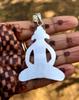 7 Chakra, Seven Chakra Natural Gemstone Pendant, Healing Pendant, Yoga Pendant, Free Ship