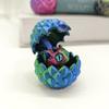 3D Printed Dragon Egg Ornament Vibrant Color Small Size Stress Relief Fidget Toy Adorable Cartoon Dragon Statue