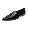 Fashion Retro Pointed Toe Flats Women Loafers Shoes Casual Walking Shoes Designer New Sexy Sandals Brand Dress Retro Femme Zapatillas
