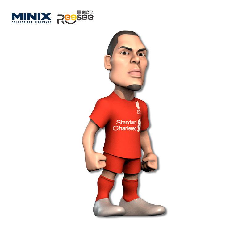 

Genuine UEFA Champions League Star Player Messi Mbappe Limited Edition Figurine Collection Dolls Football Fan Toy Gifts