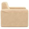 Vidaxl Sofa Dziecięca, Kremowa, Miękki Plusz