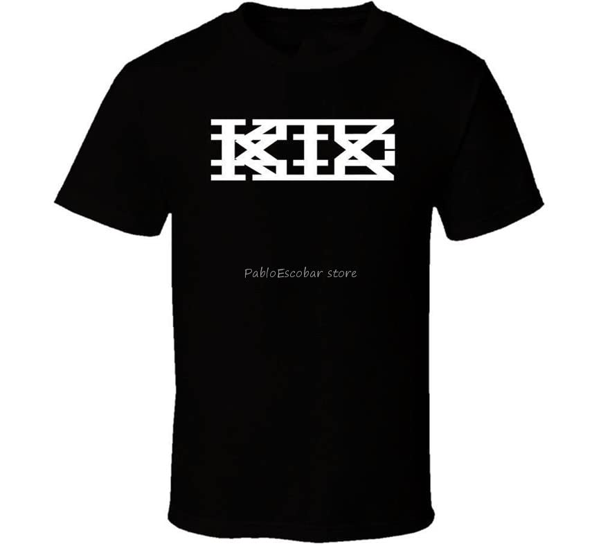 KTZ Black Staff Logo Shirt Black White Tshirt Men's Cotton Short Sleeve Tee Shirt Male Brand Tshirt Summer
