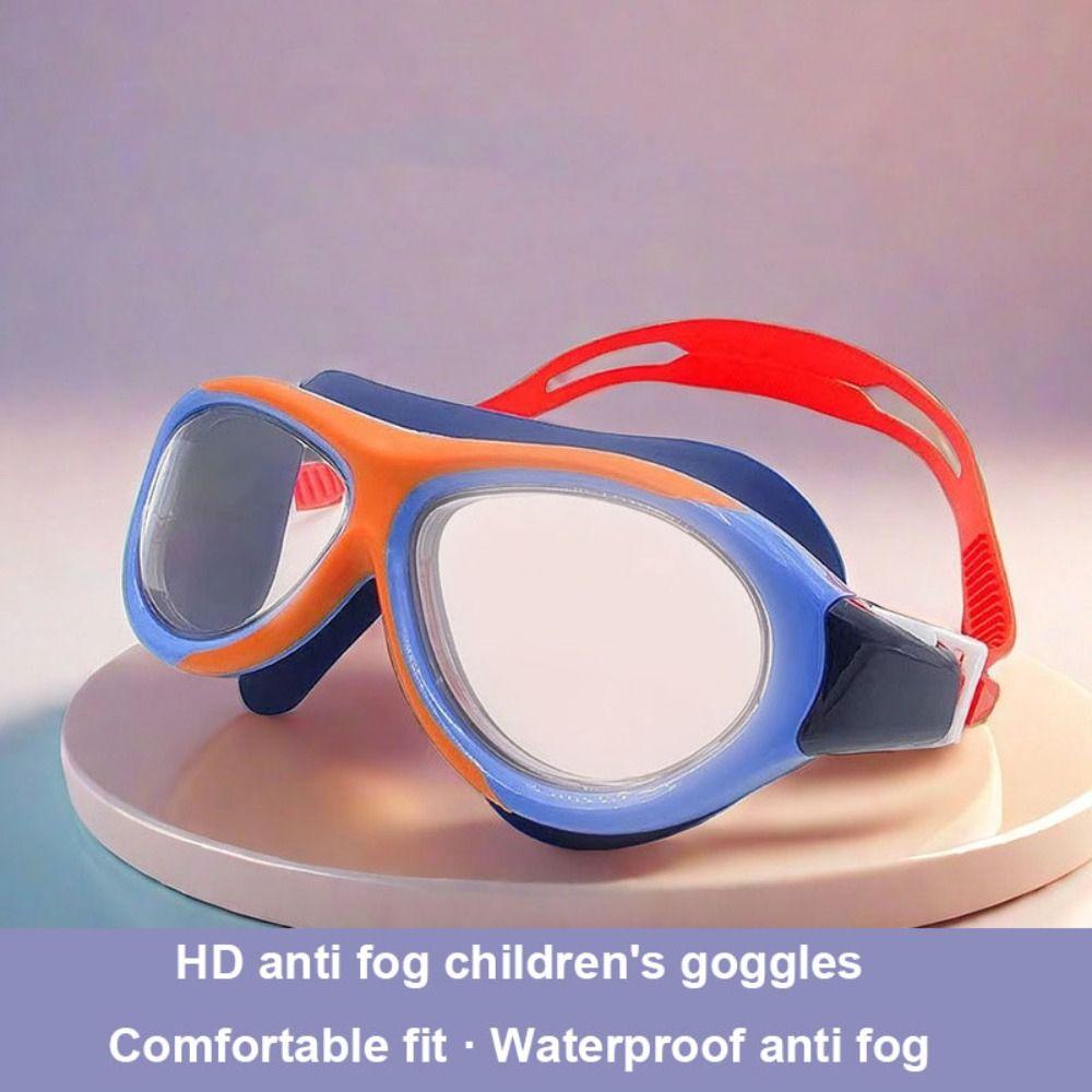 

HD Integrated Swimming Glasses Anti-fog Kids Swim Glasses Swimming Beginner