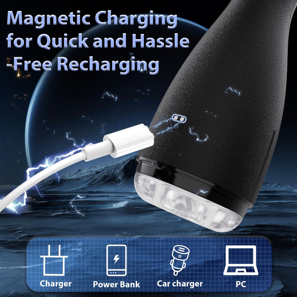 Automatic Male Masturbator Cup Blowjob Masturbation Sex Toy for Man with 3 Squeezing Modes & 3 Suctions & 10 Vibrations Sextoy
