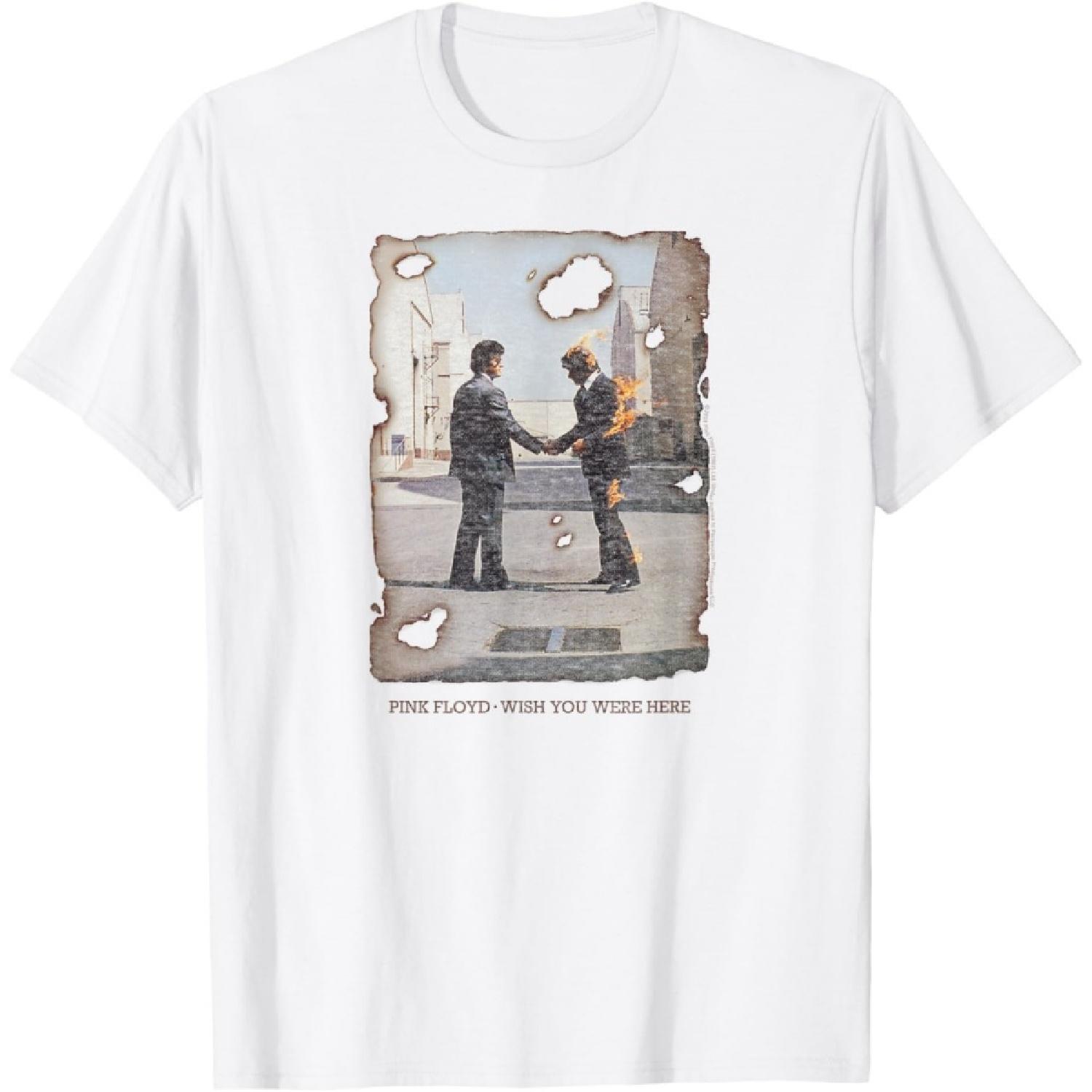 Pink Floyd - Wish You Were Here Music Album Cover T-Shirt XXXXXL белый