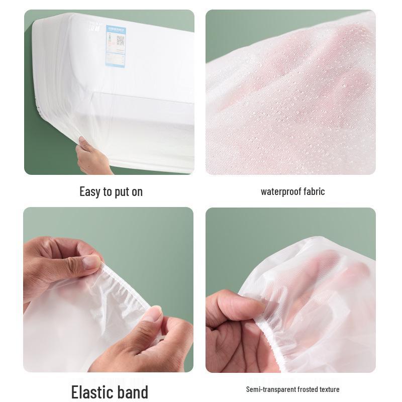 Naścienny klimatyzator Pyłoszczelny Odporny na wilgoć Pełny pokrowiec ochronny z możliwością prania.