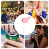Soda Can Cover Soda Can Protectors With Straw Leakproof Airtight Seal Beverage Canning Toppers Spill-Proof Travel Cup Lids
