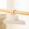 1PC Seamless Trouser Clip, Foldable, Wrinkle-resistant, Durable Plastic Clothes Hanger, Space-saving Wardrobe Storage, Clothing Clip.