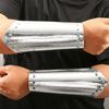 Shiny Metallic Knight Arm Guard Role Playing Cosplay Arm Cuff Medieval Bracers  Renaissance Party
