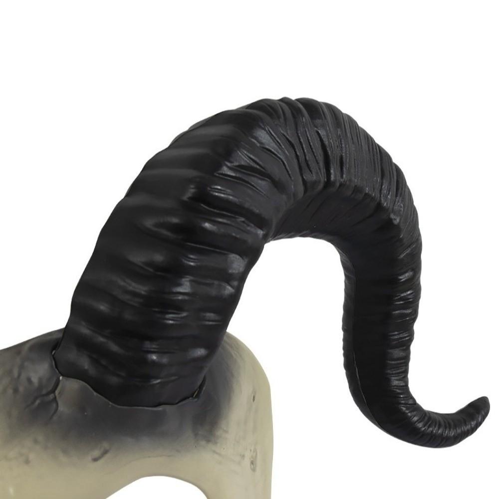Animal Sheep Horn Mask Plastic Demon Mask Gothic Halloween Mask  Dress Up Party