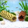 Fish Tank Hideout for Betta Aquarium Shrimp Cave, Artificial Tree Trunk Hide, Safe Cave Hideout, Realistic Hiding And Resting Easy Clean