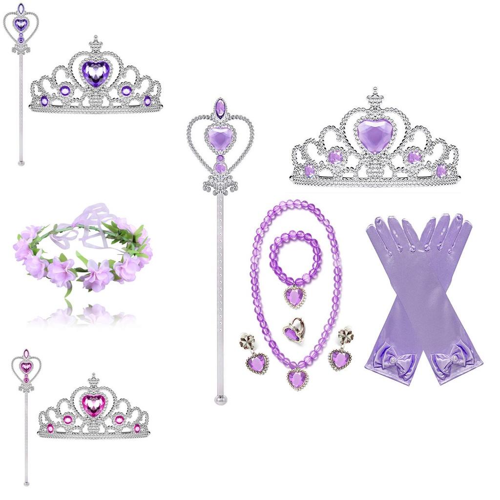 Long Sleeve Princess Dress With Butterfly Bow For Children's Cosplay Complete Costume For Children's Performance