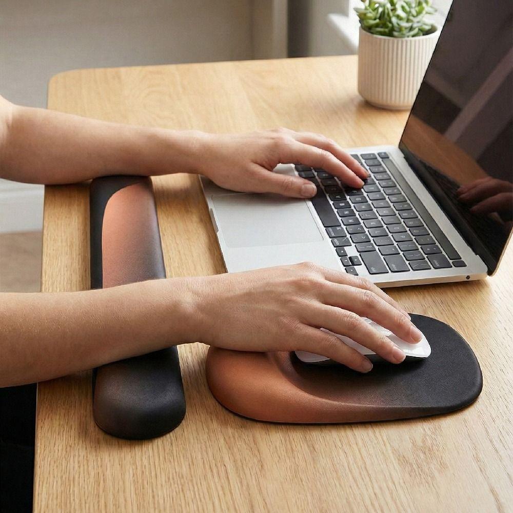 Ergonomic Keyboard Hand Cushion Slow Rebound Wrist Rest Pad Mouse Palm Mat  Computer Accessories