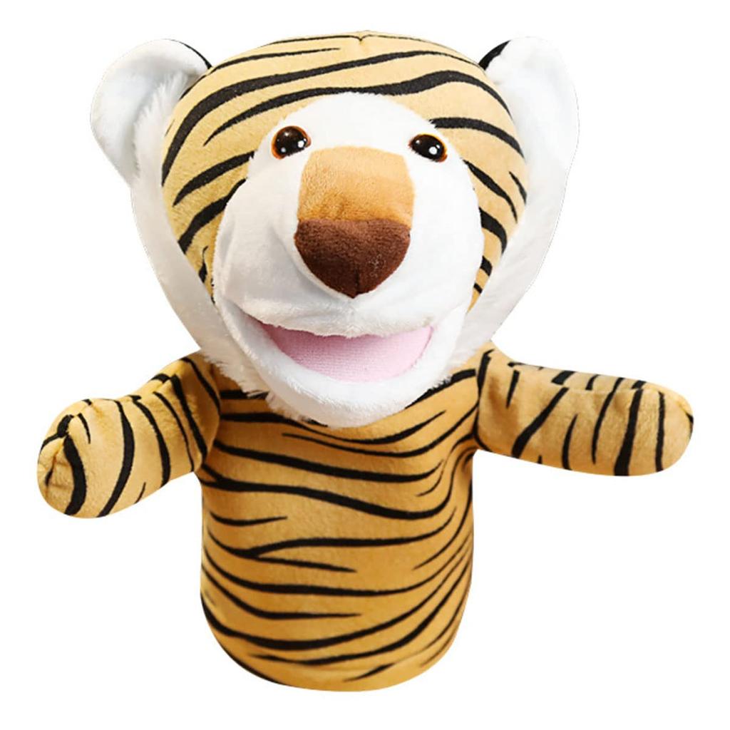 ENN LLC Loutka Ruční loutka Plyšové zvíře Ventrilokvistická loutka Loutkové divadlo Rukavicová loutka (Tygr)