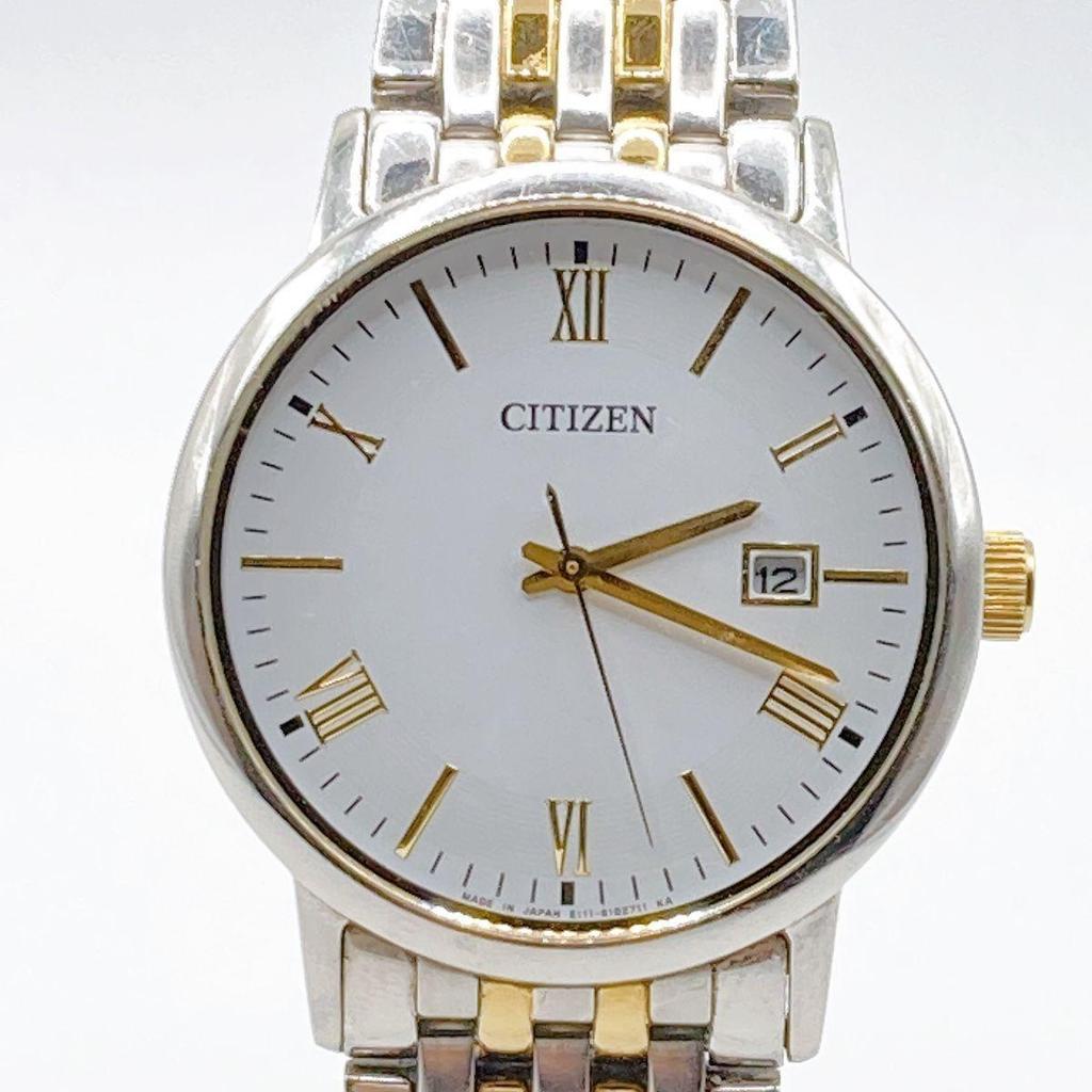 Used 347 CITIZEN Citizen Men's Watch Eco Drive Combi Solar