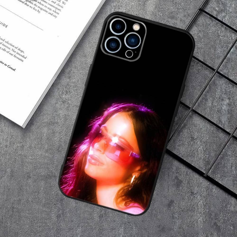 Tini Stoessel Phone Case For iPhone 16e,16,15,14,13,12,11,XS,XR,X,8,7,Pro,Max,Plus,mini Silicone Black Cover