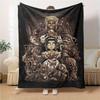 1pc Maze,Goblin,Crystal Digital Printed Flannel Blanket, Super Soft Plush Bed Cover, Multipurpose Quilt for Sofa, Bed, Office,42