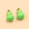 9x16mm Stainless Steel Enamel Seven-Star Gourd Pendant for Necklaces & Bracelets
