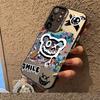 Graffiti Cartoon Bear Phone Case For iPhone 17 16 15 14 13 12 11Pro Max Plus Anti-Drop Frosted Back Cover